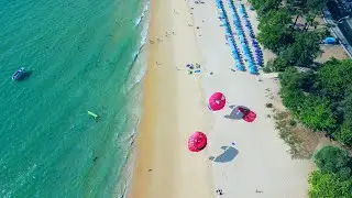 Flying over Phuket - Karon beach (4K)