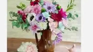Букет цветов из полимерной глины. Обзор..