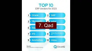 Top 10 Erp Vendors #shorts