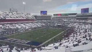 Bills continue to dig out Highmark Stadium, look ahead to Sunday
