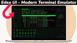 EDEXUI -  Stunning Terminal Emulator / System Monitor For Linux, macOS & Windows