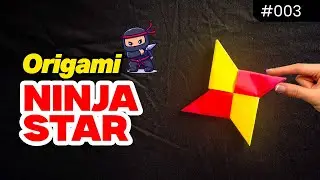 How to make a paper Ninja Star | Origami - Paper Ninja Star