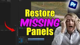 How To Find Missing Panels In Premiere Pro | Tutorial