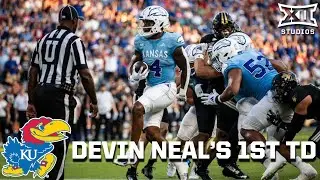 Kansas RB Devin Neal With 1st Rushing TD Of 2024