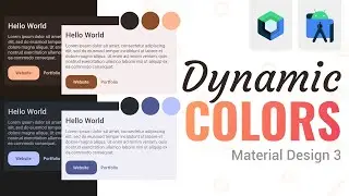 Material 3 Dynamic Colors Feature in Android Studio with Jetpack Compose!