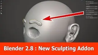 Blender 2.8 Sculpting Addon : Fast Sculpt