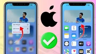 Como definir seus próprios widgets de fotos na tela inicial do iPhone ||