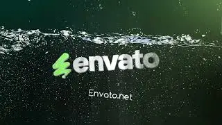 After Effects Template - Realistic Water Drop Logo Reveal Videohive