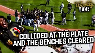 Collision at the plate makes the benches clear | Weekly Dumb