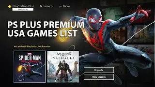 PlayStation Plus Premium - USA Games List [PS4]