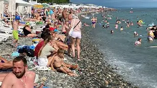 24.06.2023. Погода в Сочи в июне.Смотри на Чёрное море каждый день.