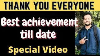 Special Day || My best achievement till date || Abhishek Sharma DIT