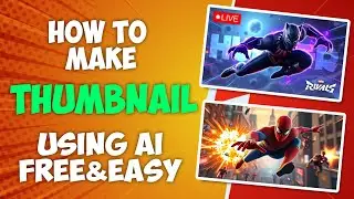 Create VIRAL YouTube Thumbnails with AI Free & Easy!  Step by Step Secret Revealed🔥