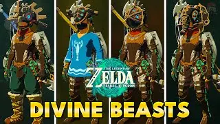 Zelda Tears of the Kingdom - All Divine Beast Masks Locations!