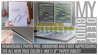 Remarkable Paper Pro: Unboxing and First Impressions of the New True Color E-Ink 11.8