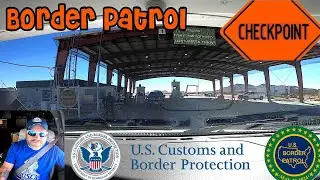 US Border Patrol Checkpoint En Route To Fort Stockton, Texas