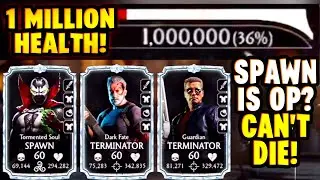 1 MILLION HEALTH in MK Mobile Faction Wars. MAXED Spawn Makes Teams UNKILLABLE!