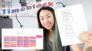 How to TIME BLOCK Your Schedule to Get More Done in Less Time (guide for beginners!)