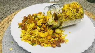 Healthy Roasted Namkeen | Tea Time Snack Recipe | Poha Chivda Oats Recipe | Simple and Easy Snack