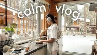 CALM VLOG: рецепт кекса, оленья ферма, покупки одежды (зимний влог)