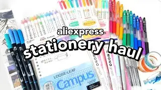 HUGE Stationery Haul ⭐️ AliExpress JIANWU ⭐️