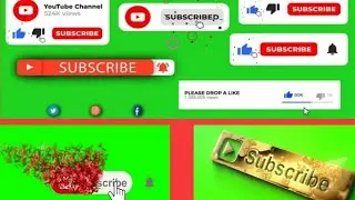 Green Screen Subscribe Button free ✓ No Copyright | subscribe button green screen 