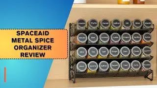 SpaceAid® 28 Jar Spice Rack Organizer | Unboxing & Review