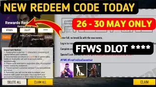 FREE FIRE REDEEM CODE TODAY 26 MAY | FREE FIRE REDEEM CODE | FF REDEEM CODE TODAY