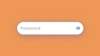 Create Password Show/Hide Toggle Button with HTML & CSS & Javascript | Step by Step Tutorial