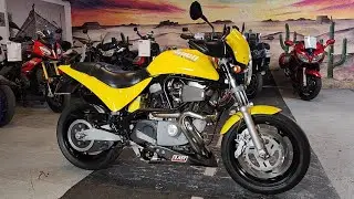 Buell M2 Cyclone ,Performance exhaust start up and walkaround ,Harley engine what a bike