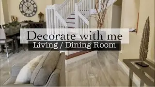 DECORATE WITH ME: FURNISHED HOME TOUR | Modern Natural Home Decor