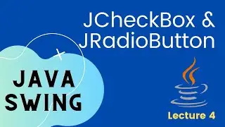 Java Swing : JCheckBox and JRadioButton Swing components | Hindi tutorial