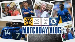 WOLVES 2-6 CHELSEA ( MATCHDAY VLOG) PREMIER LEAGUE 2024-25 HIGHLIGHTS