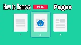 How to Remove Pages from a PDF File | how to delete page in pdf file | remove pages from pdf