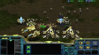 96. StarCraft I: Original Custom Scenario [Protoss v/s Protoss] (River Crossing)