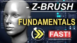 ZBrush - Brush Fundamentals (In 3 Minutes!!)