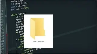 Create folder in windows using C Language (windows programming in C)