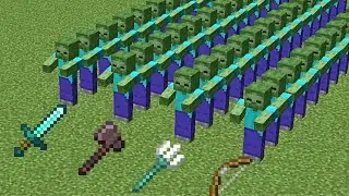 which minecraft weapon is faster ?