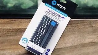 IFIXIT MINNOW PRECISION BIT SET Unboxing 아이픽스잇 정밀 드라이버 16종 미노우킷 아이폰 아이패드 휴대용 수리키트 언박싱