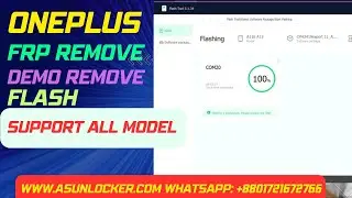 OnePlus Flash By Self - OnePlus Demo Remove Flash  FRP Remove all model  