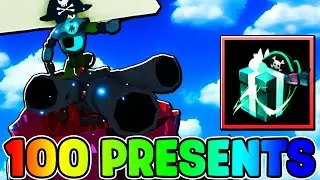 I OPENED 100 PIRATE PRESENTS!! (Five Nights TD)