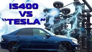 (ENG!) V8-swapped Lexus IS (1UZ-FE) meets "Tesla"