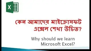 কেন আমাদের মাইক্রোসফট এক্সেল শেখা উচিত?