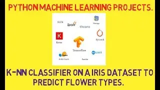 K-NN Classifier on iris data-set using Scikit-Learn python project.