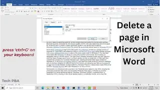 How to delete a page in word fast and easy | How to delete a page in Microsoft word in seconds