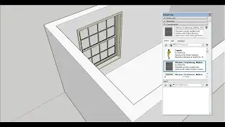 SketchUp: Add an Interior Window Frame to a Component Window