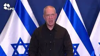 ראש הממשלה נתניהו ושר הביטחון גלנט בהצהרה לתקשורת