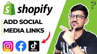 How To Add Social Media Icons On Shopify Store | Shopify Custom Social Media Links