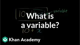 What is a variable? | Introduction to algebra | Algebra I | Khan Academy