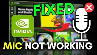 How To Fix Microphone Not Working in NVIDIA App | Nvidia App/Shadowplay Mic not working (2025)